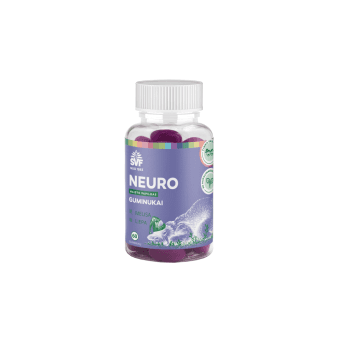 ŠVF guminukai-vitaminai vaikams NEURO, 60 guminukų