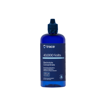 TRACE MINERALS elektrolitai sportui su kaliu CONCENTRACE 40 000 VOLTS, 237 ml