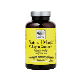 NEW NORDIC NATURAL MAGIC COLLAGEN GUMMIES, uogų skonio, 45 Guminukai