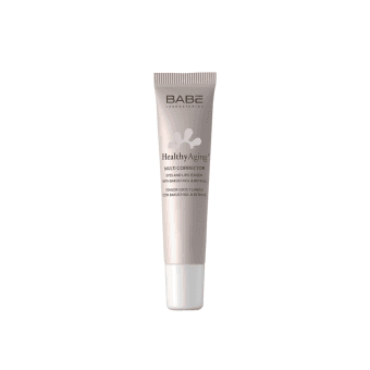 BABÉ daugiafunkcis akių ir lūpų srities kremas HEALTHY AGING+, 15 ml
