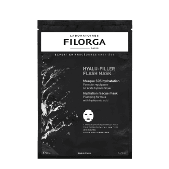 FILORGA lakštinė veido kaukė brandžiai, dehidratuotai odai HYALU-FILLER FLASH MASK, 1 vnt., 1 vnt.