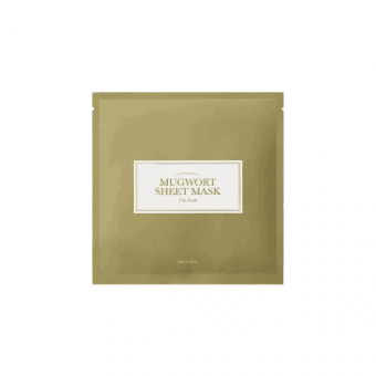 I'M FROM lakštinė veido kaukė Mugwort Sheet Mask, 23 ml