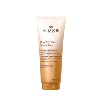 NUXE kvapusis kūno losjonas su blizgučiais PRODIGIEUX BEAUTIFYING, 200 ml