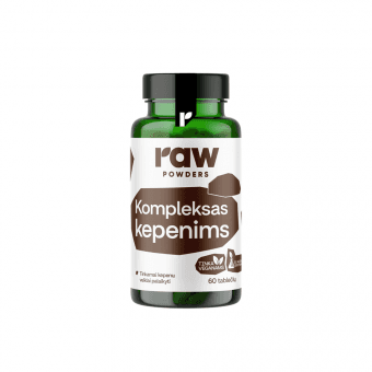RAW POWDERS KOMPLEKSAS KEPENIMS, 60 dengtų tablečių