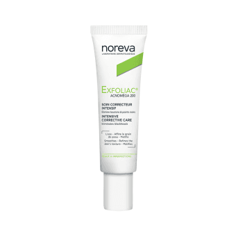 NOREVA daugybiniais inkštirais užterštos odos kremas EXFOLIAC ACNOMEGA 200, 30 ml