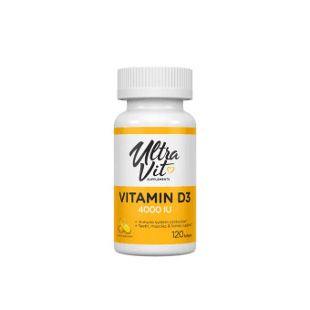 ULTRAVIT VITAMIN D3 4000IU, 120 kapsulių
