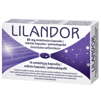 LILANDOR 80 mg, minkštosios kapsulės, minkštosios kapsulės, N14