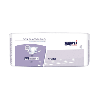 SENI CLASSIC sauskelnės suaugusiesiems PLUS, XL dydis, 30 vnt.