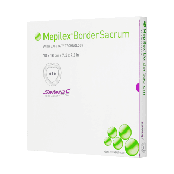 MEPILEX silikoninis tvarstis BORDER SACRUM, 22 x 25 cm, 5 vnt.