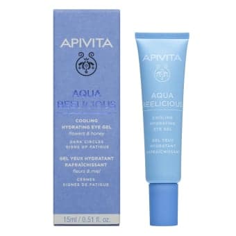 APIVITA paakių gelis AQUA BEELICIOUS, 15 ml