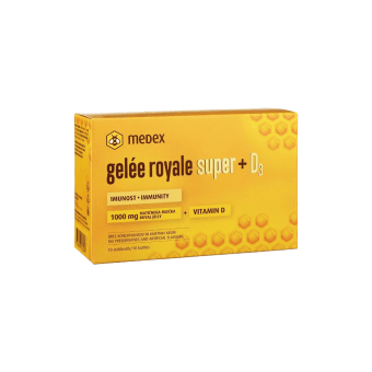 Medex Gelee royale super + D3, 16 buteliukų