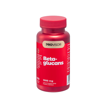 PROVISOR betagliukanai, 1000 mg, 60 kapsulių