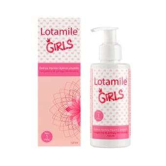 LOTAMILE GIRLS intymios higienos prausiklis mergaitėms, 150 ml