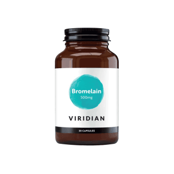 VIRIDIAN BROMELAIN 500 MG, 30 kapsulių