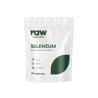 RAW POWDERS SELENAS, 60 kapsulių