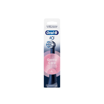 Elektrinio dantų šepetėlio galvutės ORAL-B iO Gentle Care, Black, 4 vnt., 4 vnt.