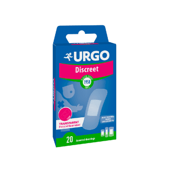 URGO nepastebimas pleistras, 20 vnt.