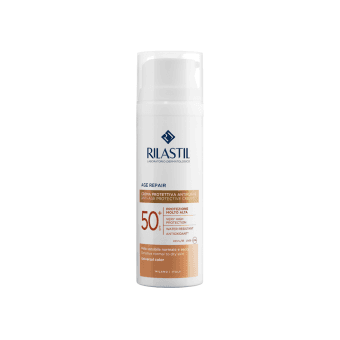 RILASTIL  apsauginis veido kremas SPF50+, SUN SYSTEM AGE REPAIR, 50 ml