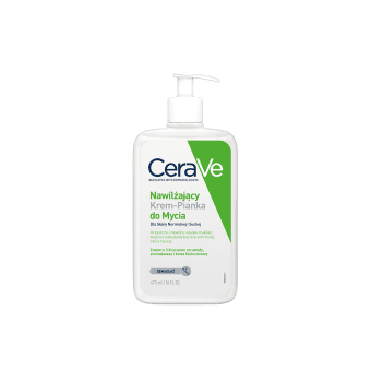 CERAVE kreminis putojantis prausiklis normaliai ir sausai veido odai, 473 ml