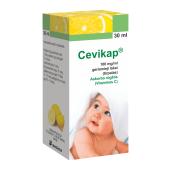 CEVIKAP, 100mg/ml, 30ml, geriamieji lašai, tirpalas, N1