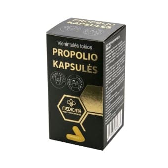 PROPOLIO KAPSULĖS, 40 kapsulių