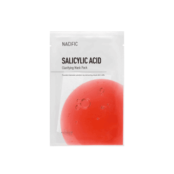 NACIFIC lakštinė veido kaukė su salicilo rūgštimi SALICYLIC ACID CLARIFYING MASK, 30 g, 1 vnt.