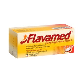 FLAVAMED, 60mg, Šnypščiosios tabletės, N10