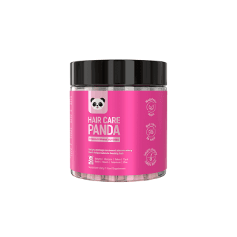 HAIR CARE PANDA, guminukai plaukams be cukraus, 60 guminukų