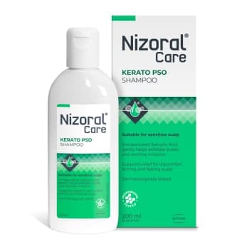 NIZORAL CARE, šampūnas galvos odai, turinčiai polinkį į psoriazę, KERATO PSO, 200 ml