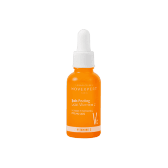 NOVEXPERT šveičiamasis naktinis serumas su vitaminu C, PHA ir AHA rūgštimis, 30 ml