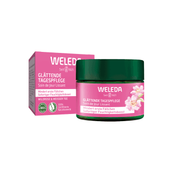WELEDA, Wild Rose & White Tea dieninis kremas, 40 ml
