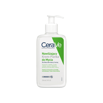 CERAVE drėkinamasis, kreminis putojantis prausiklis, 236 ml