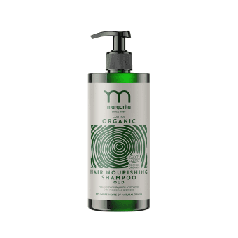 MARGARITA COSMOS ORGANIC plaukus puoselėjantis šampūnas ūdo medienos aromato 400 ml , 400 ml