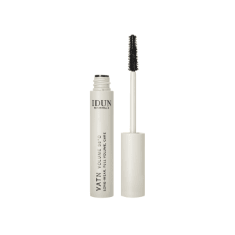 IDUN MINERALS apimties suteikiantis vandeniui atsparus blakstienų tušas VATN VOLUME, Nr. 5016, juoda spalva, 9 ml
