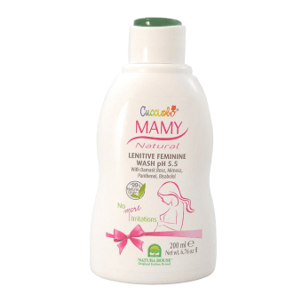 NATURA HOUSE intymios higienos prausiklis besilaukiančioms, maitinančioms mamoms CUCCIOLO, 200 ml