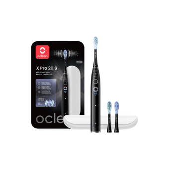 OCLEAN X PRO 20 S išmanus elektrinis dantų šepetėlis juodas, 1 vnt.