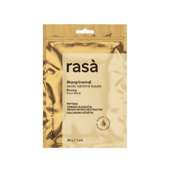 RASA stangrinamoji lakštinė veido kaukė AGE CONTROL, 1 vnt., 23 g