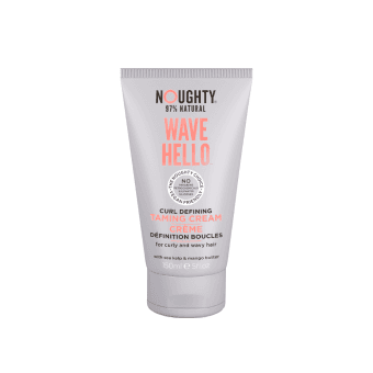 NOUGHTY  garbanas pabrėžiantis kremas garbanotiems ir banguotiems plaukams WAVE HELLO, 150 ml