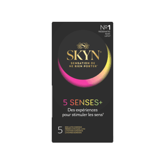 LIFESTYLES prezervatyvai SKYN 5 SENSES, 5 vnt.