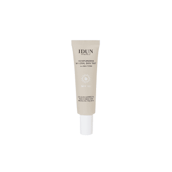IDUN Minerals SKIN TINT drėkinamasis veido kremas su atspalviu SPF 30, Light/Medium Neutral Nr. 1418, 27 ml