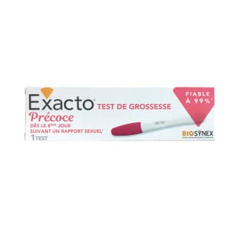 BIOSYNEX ankstyvas nėštumo testas EXACTO EARLY, 1 vnt.