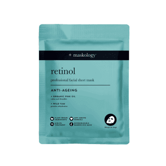 MASKOLOGY lakštinė veido kaukė su retinoliu, 22 ml