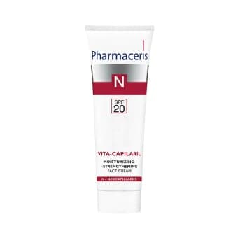PHARMACERIS N drėkinamasis dieninis kremas VITA CAPILARIL, SPF20, 50 ml
