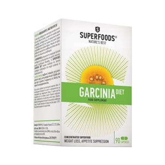 SUPERFOODS GARCINIA DIET (KAMBODŽINĖS GARCINIJOS), 90 kapsulių