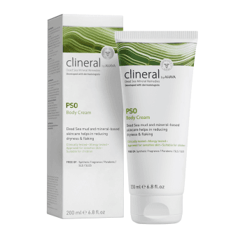 CLINERAL PSO kūno kremas BY AHAVA, 200 ml