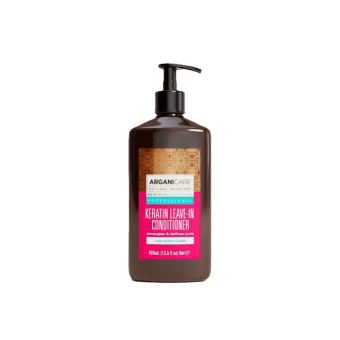 ARGANICARE nenuskalaujamas kondicionierius su keratinu garbanotiems plaukams, 400 ml