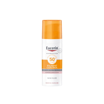EUCERIN veido fluidas SUN PIGMENT CONTROL, SPF 50+, 50 ml