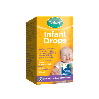 COLIEF laktazės lašai INFANT DROPS, 15 ml