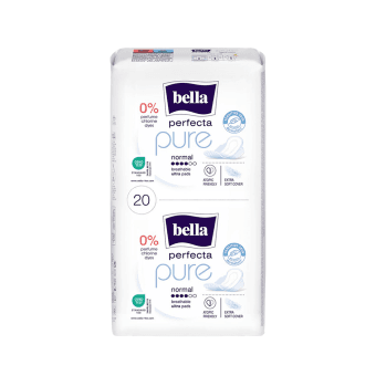 BELLA PERFECTA PURE NORMAL, higieniniai paketai, 20 vnt.