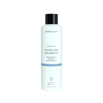 LOWENGRIP lengvas maitinamasis sausas šampūnas, švelnaus brizo ir bergamotės aromato, 250 ml